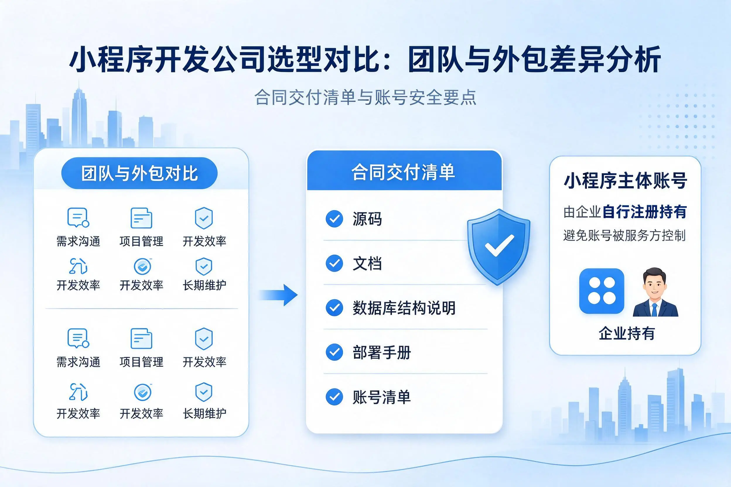 齐齐哈尔小程序开发公司选型对比:团队与外包差异分析