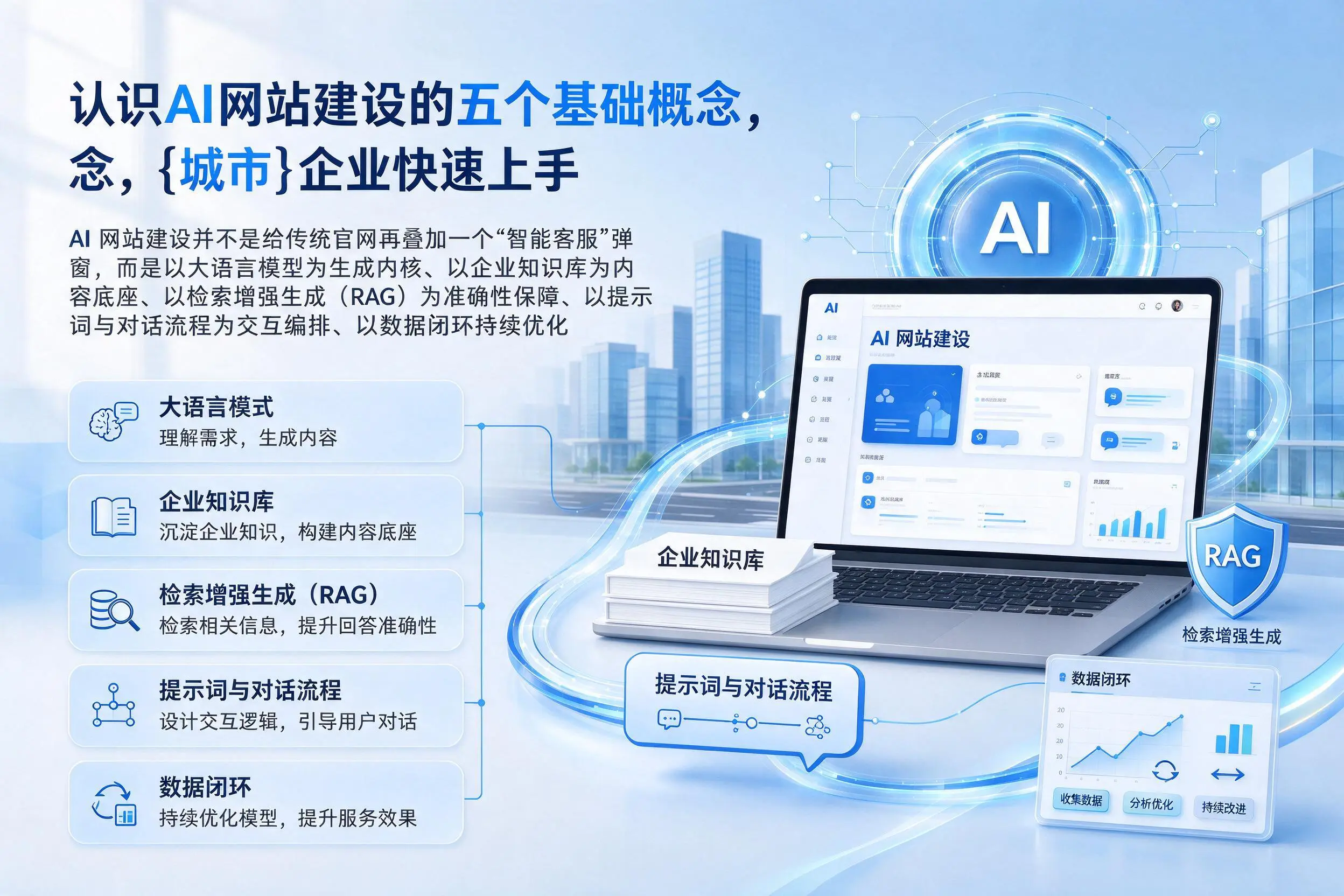 认识AI网站建设的五个基础概念，齐齐哈尔企业快速上手