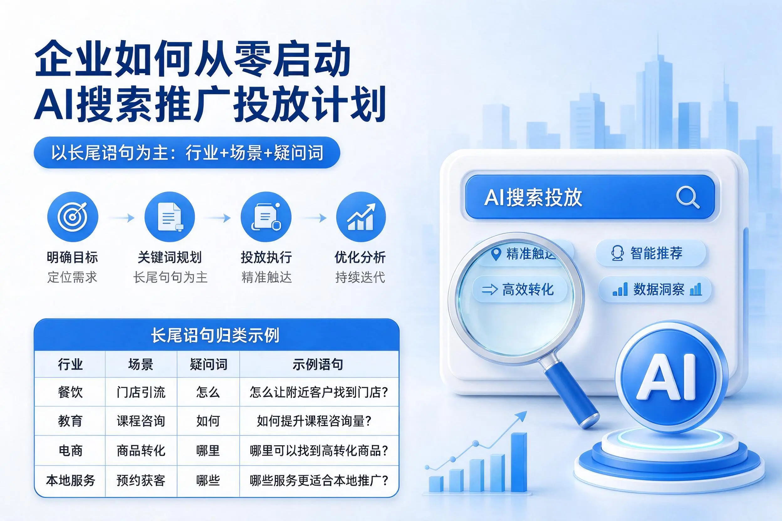 齐齐哈尔企业如何从零启动AI搜索推广投放计划